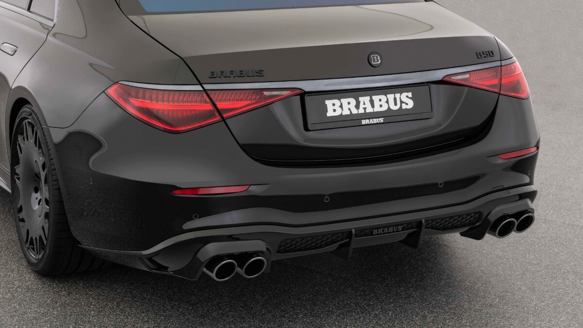The Mercedes-Benz S-Class Brabus 500 Rear Close Up