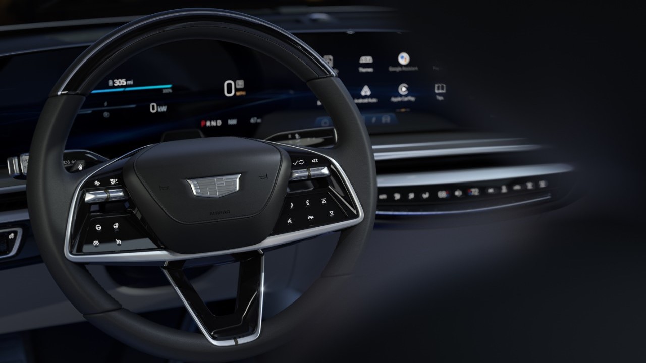The Cadillac Lyric Steering Wheel