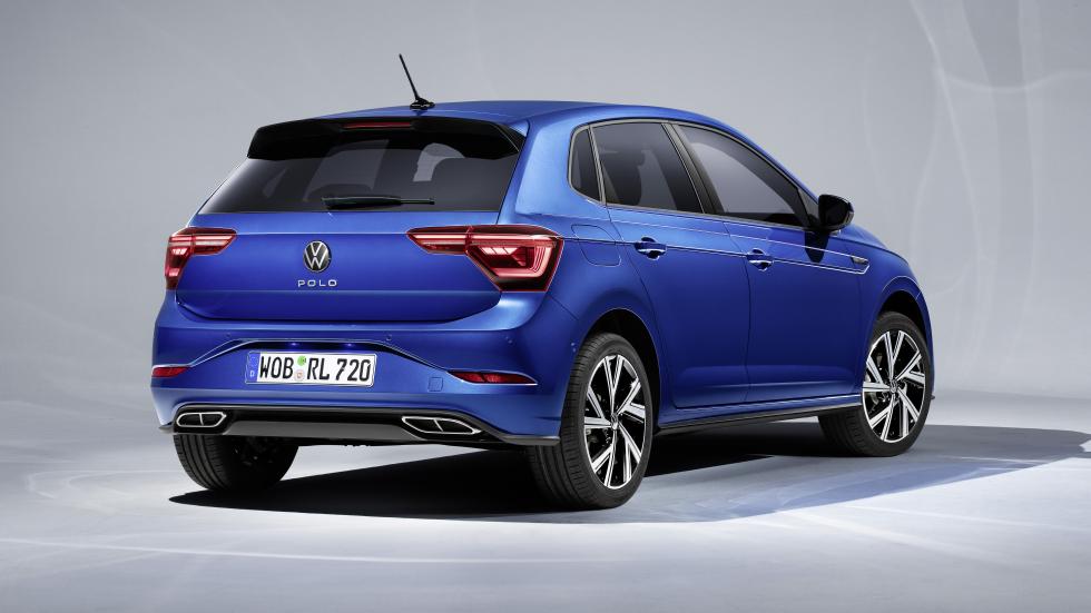 The Volkswagen Polo Angled Rear View