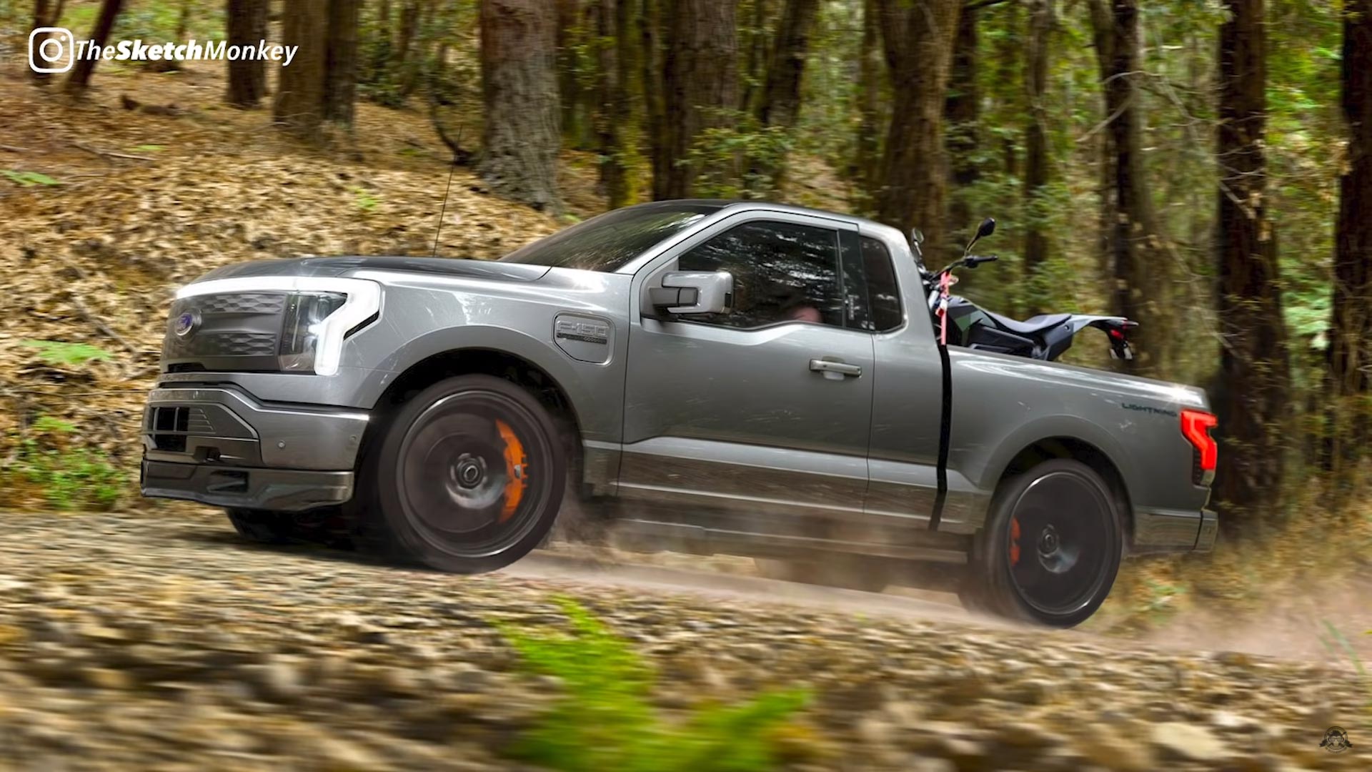 Artist Reimagines The Ford F 150 Lightning As A Single Cab Pickup