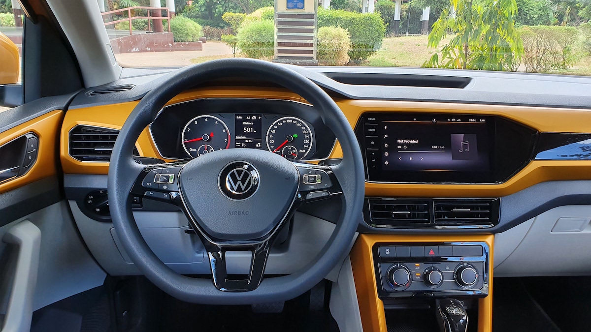 Volkswagen T Cross interior wheel