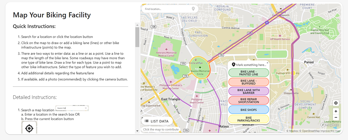 Bike lane 2024 maps