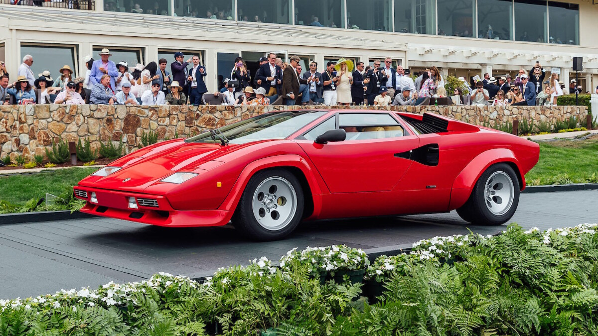 Oldest surviving Lambo Countach shows up at Pebble Beach