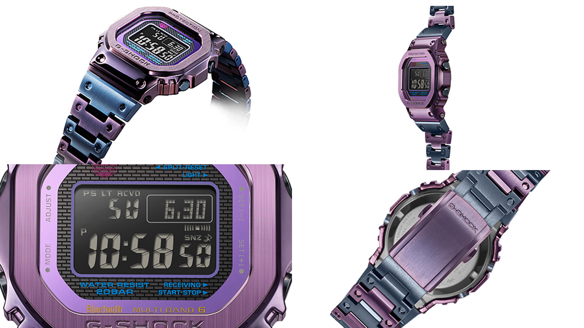 The Casio G-Shock GMW-B5000PB-6 was inspired by Tokyo sunsets