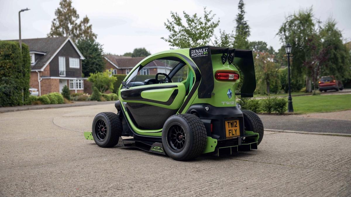 Back view of the Renault Twizy