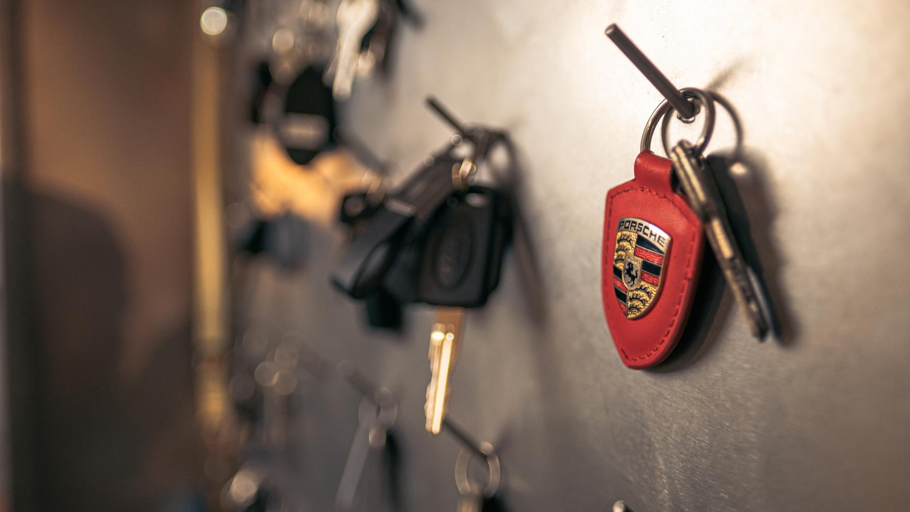 Porsche car keys of Michelle Hambly-Grobler