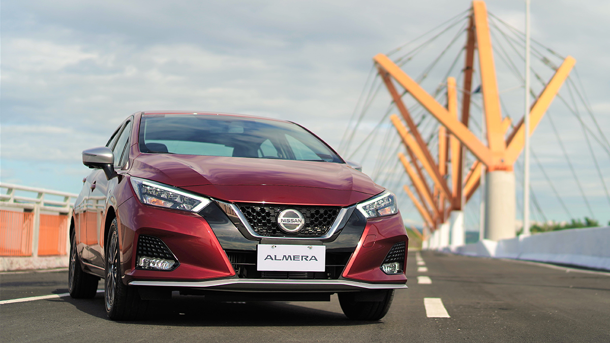 2022 Nissan Almera on the road