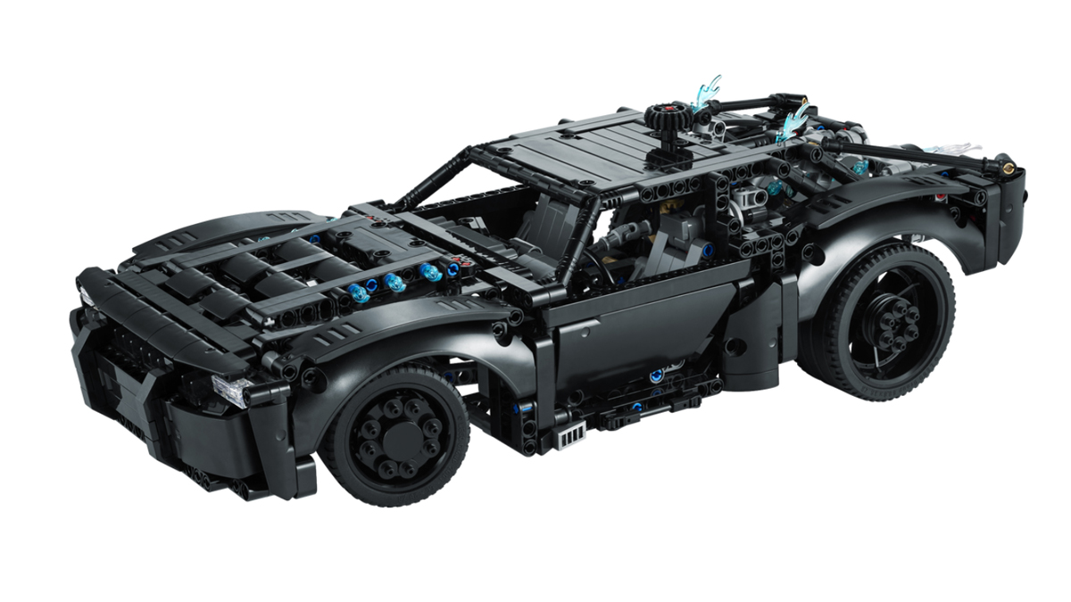 The Batmobile in LEGO form