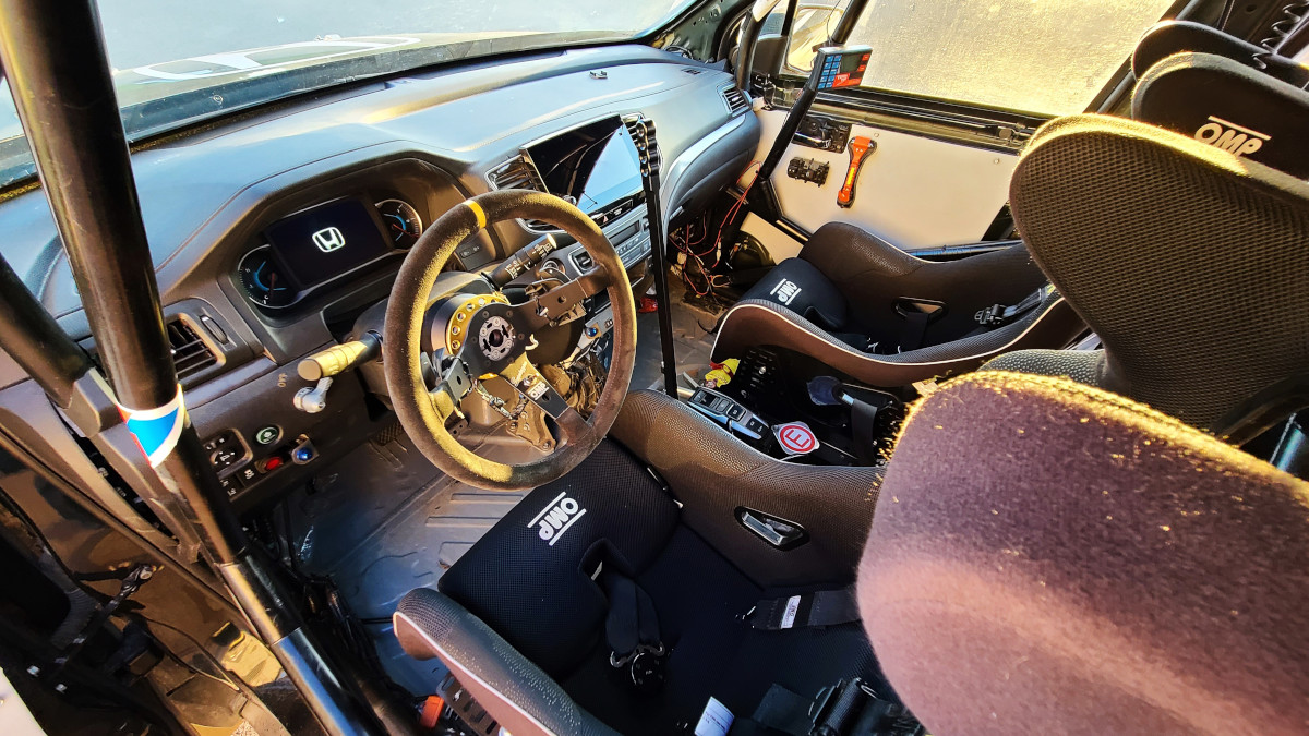 Honda Passport driving cockpit