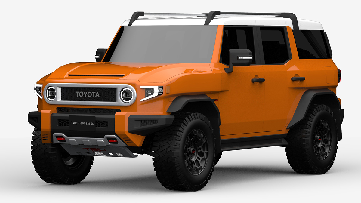 Artist designs what a 2024 Toyota FJ Cruiser could look like