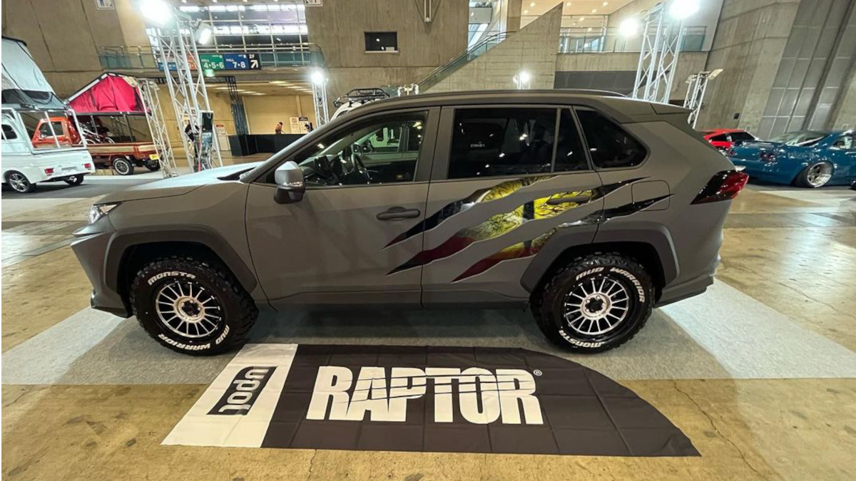 This is a Toyota RAV4 by Raptor Japan