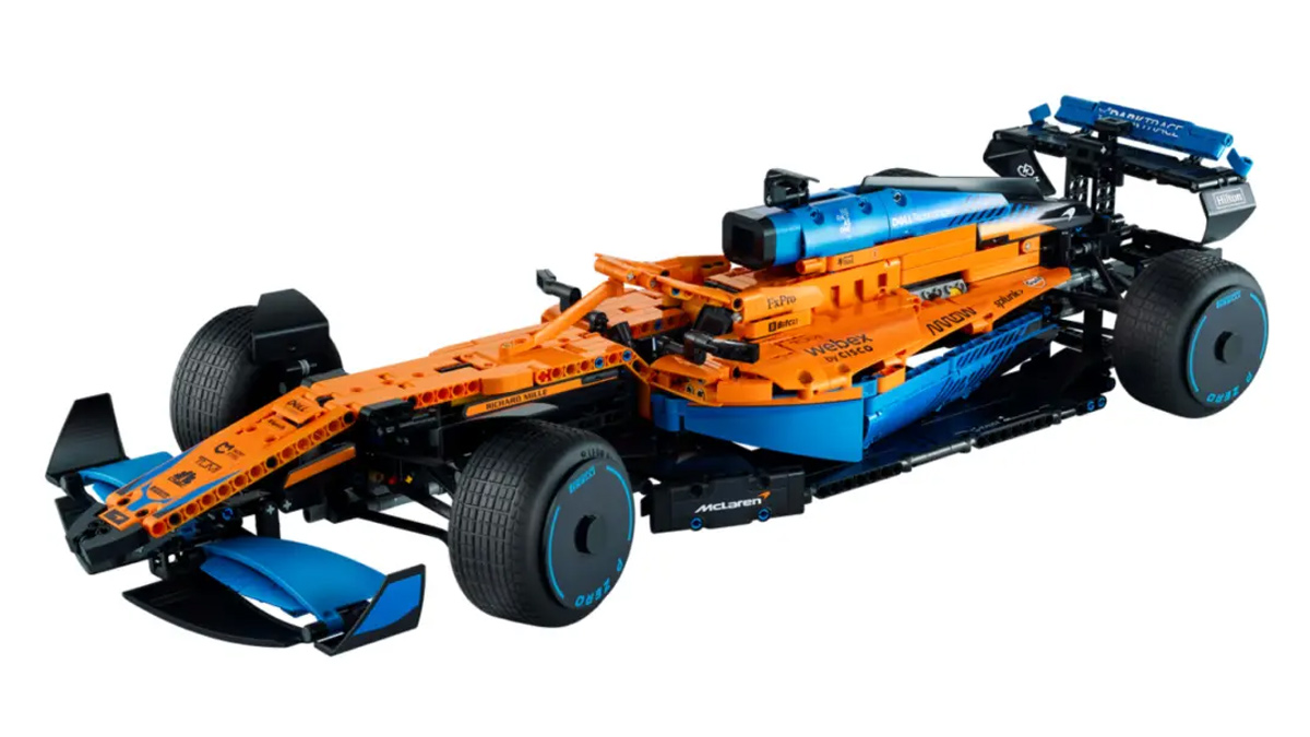 Lego, McLaren, Daniel Ricciardo Lando Norris Lego McLaren, Lego 2022 McLaren f1 car, mclaren formula 1 car lego technic, lego technic mclaren f1 car
