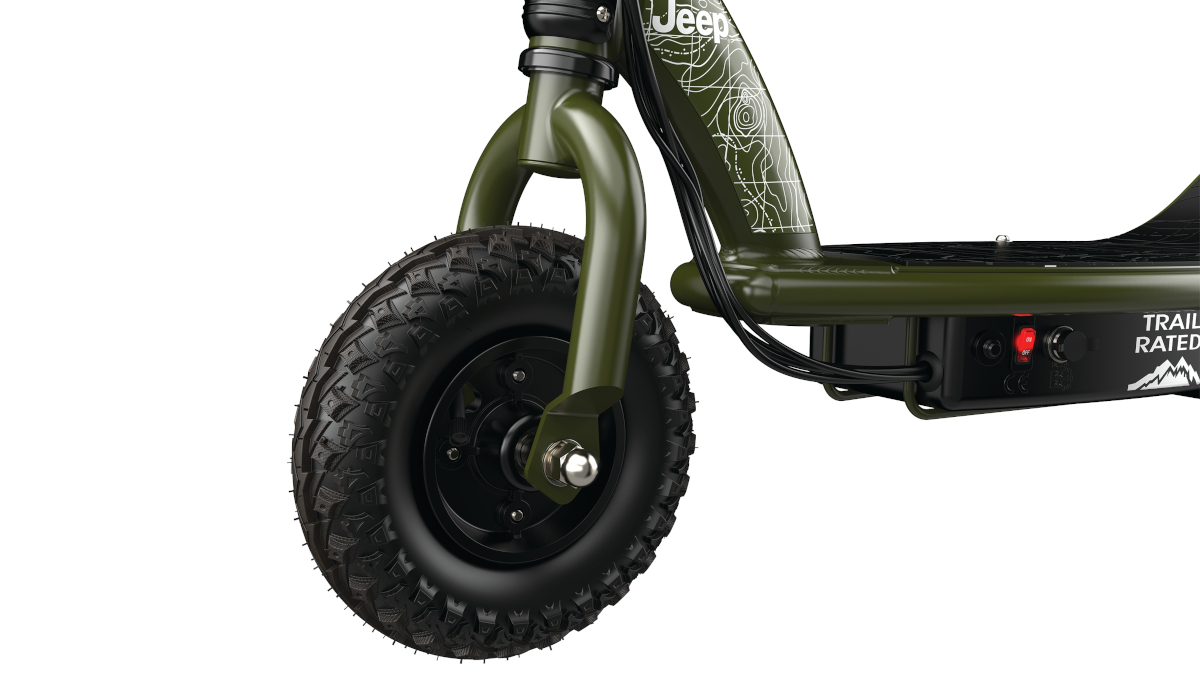 Jeep electric kick scooter, RX200 Jeep electric kick scooter, Jeep electric kick scooter photos, Jeep electric kick scooter green