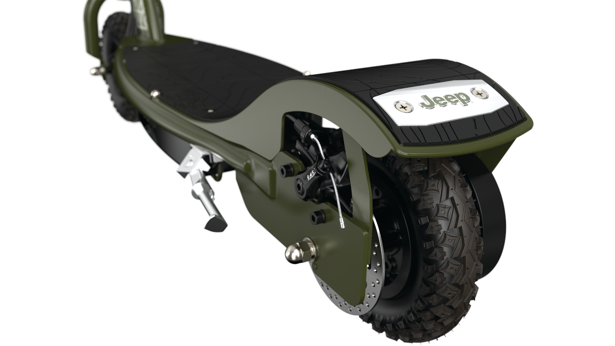 Jeep electric kick scooter, RX200 Jeep electric kick scooter, Jeep electric kick scooter photos, Jeep electric kick scooter green