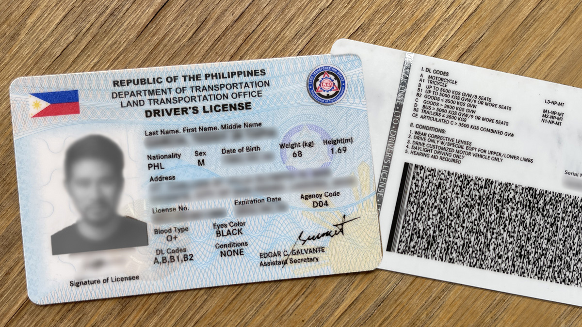 requirement for driving license in philippines, what to do if driver’s license is lost, photo of drivers license in the philippines