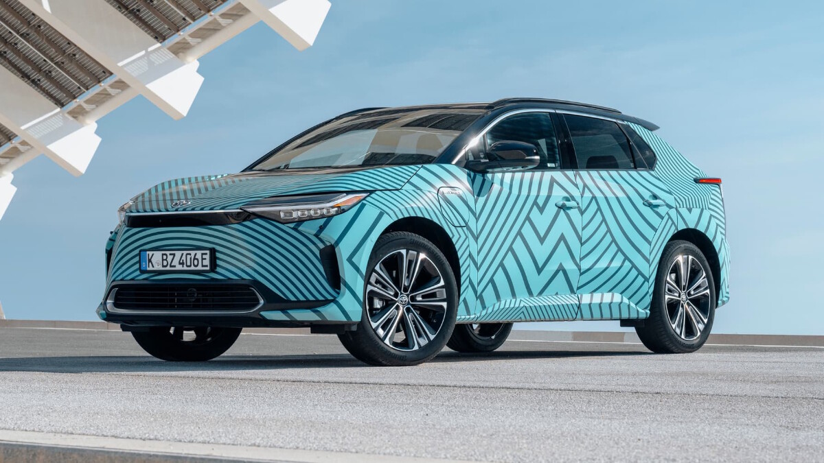 2022 Toyota bZ4X exterior, electric vehicle