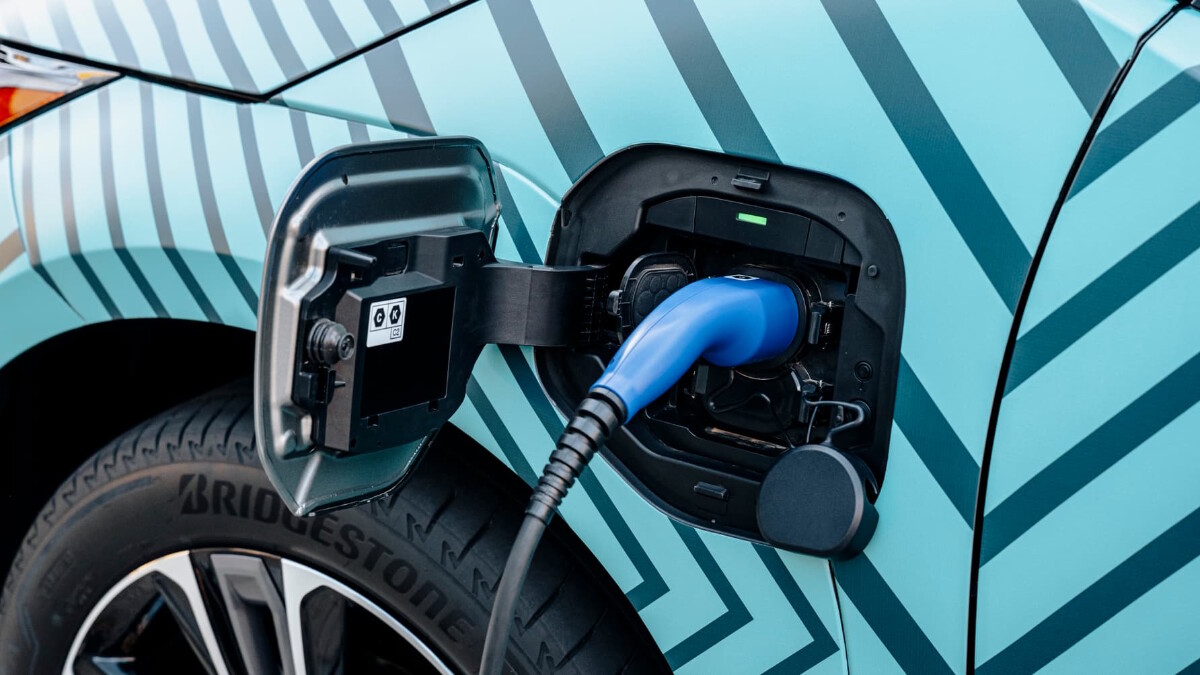 2022 Toyota bZ4X charging, electric vehicle