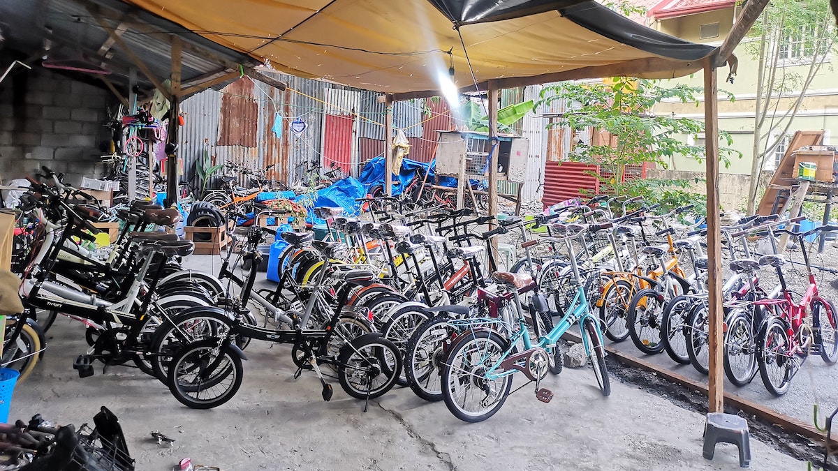 Surplus bicycle store DeviBikes showcases its folding bikes