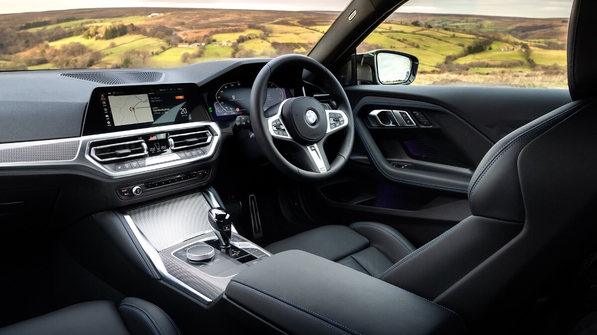 2022 BMW M240i xDrive Coupe interior detail