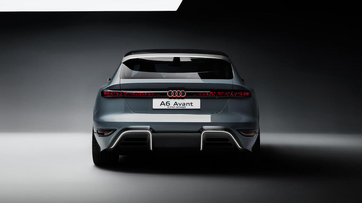 Exterior of the Audi A6 Avant e-tron concept