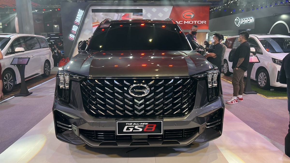 2023 GAC GS8 at the 2022 Manila International Auto Show