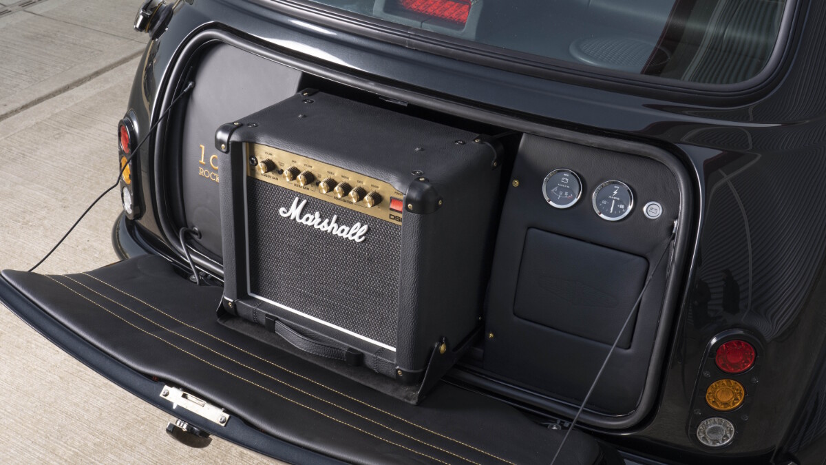 Sound setup of the Mini Remastered Marshall Edition by David Brown Automotive