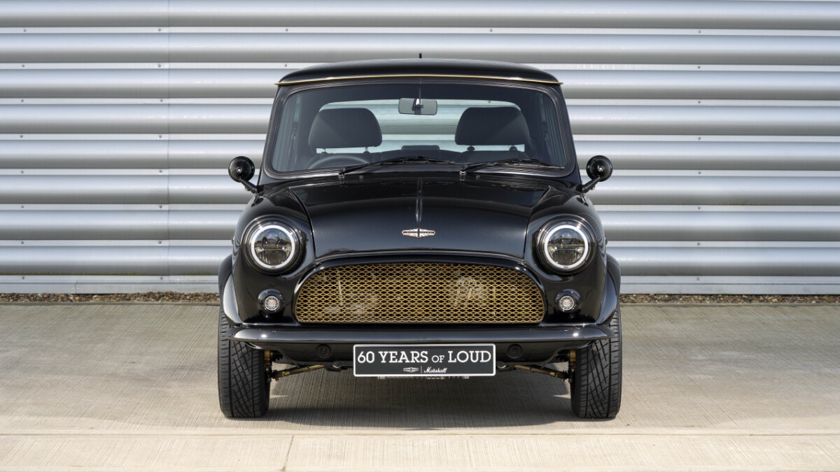 Exterior of the Mini Remastered Marshall Edition by David Brown Automotive
