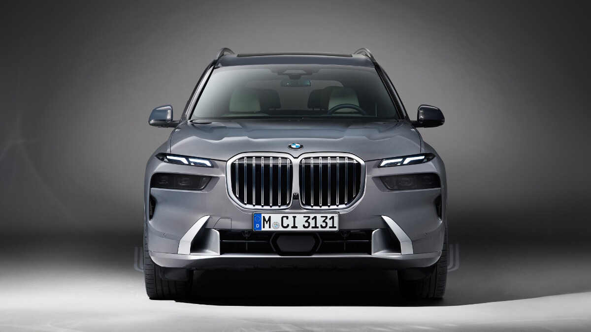 Exterior of the 2022 BMW X7