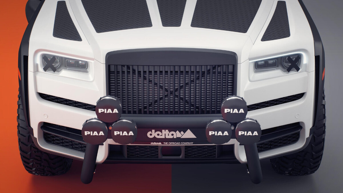 Exterior detail of Rolls-Royce Cullinan by delta4x4