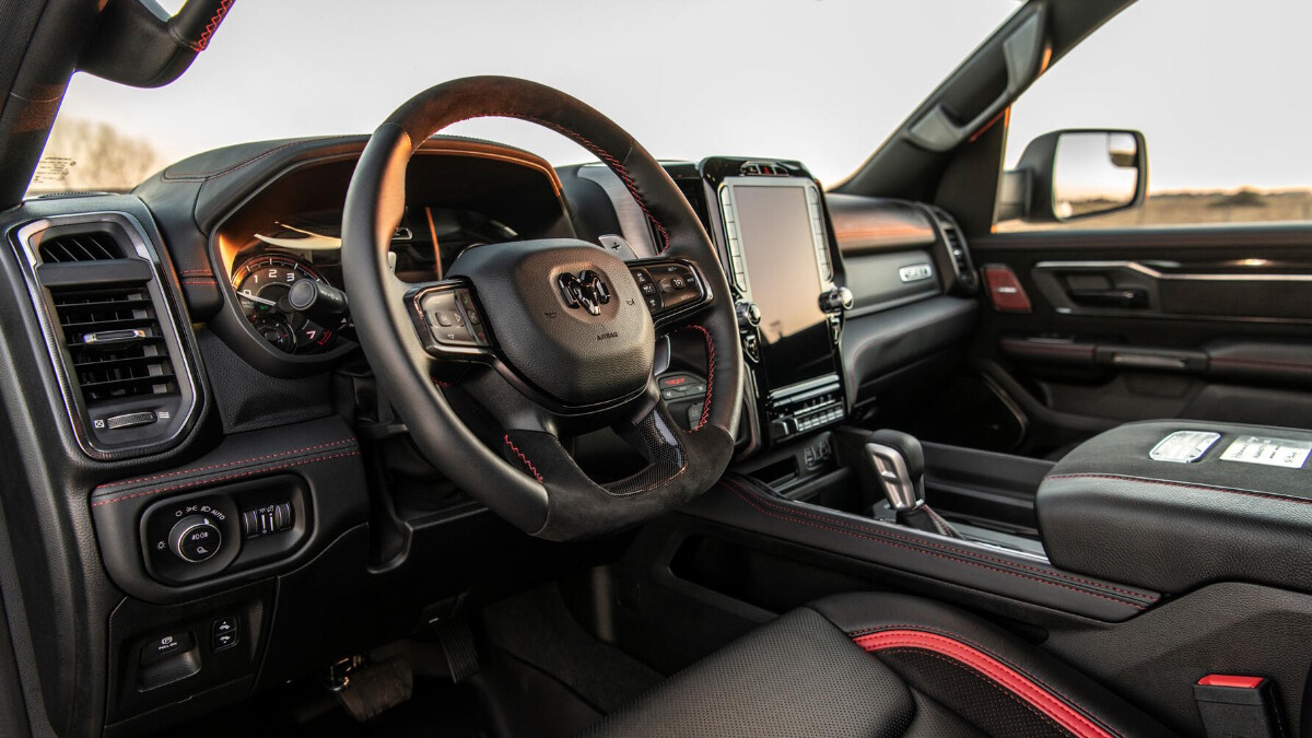 Interior of the Hennessey Mammoth 1000 6x6 TRX