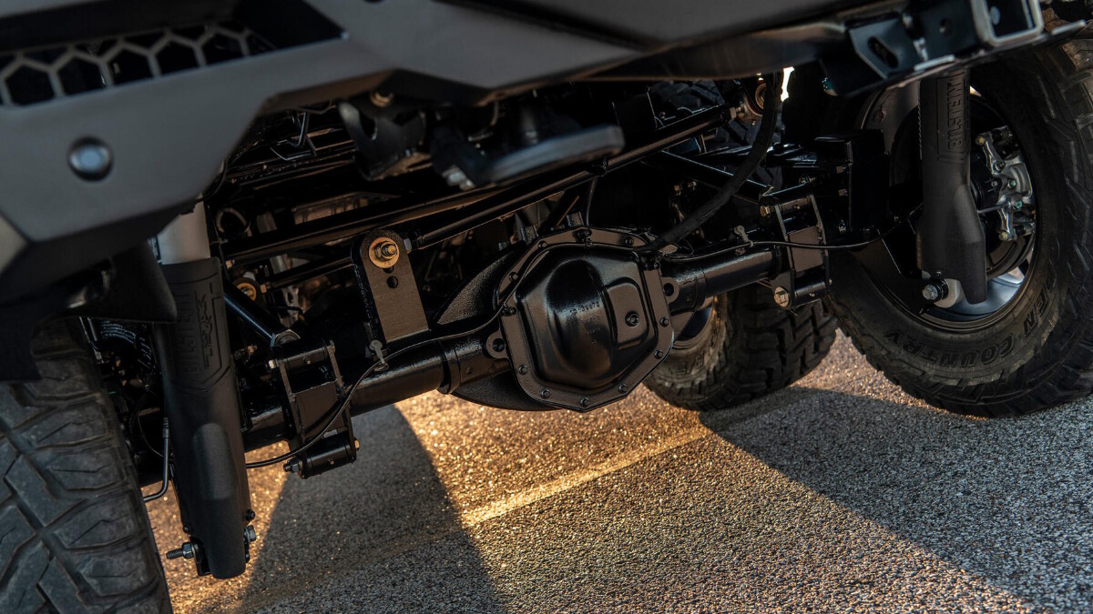 Axles of the Hennessey Mammoth 1000 6x6 TRX