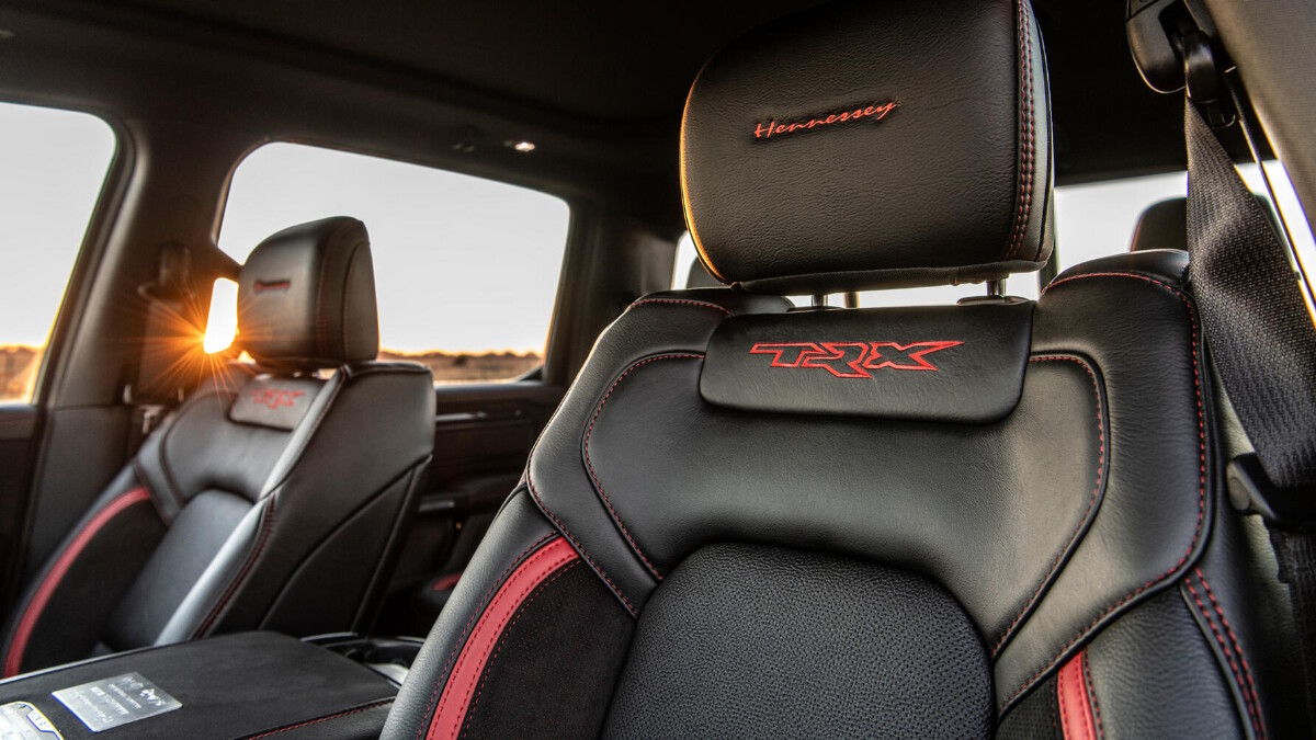 Seats of the Hennessey Mammoth 1000 6x6 TRX