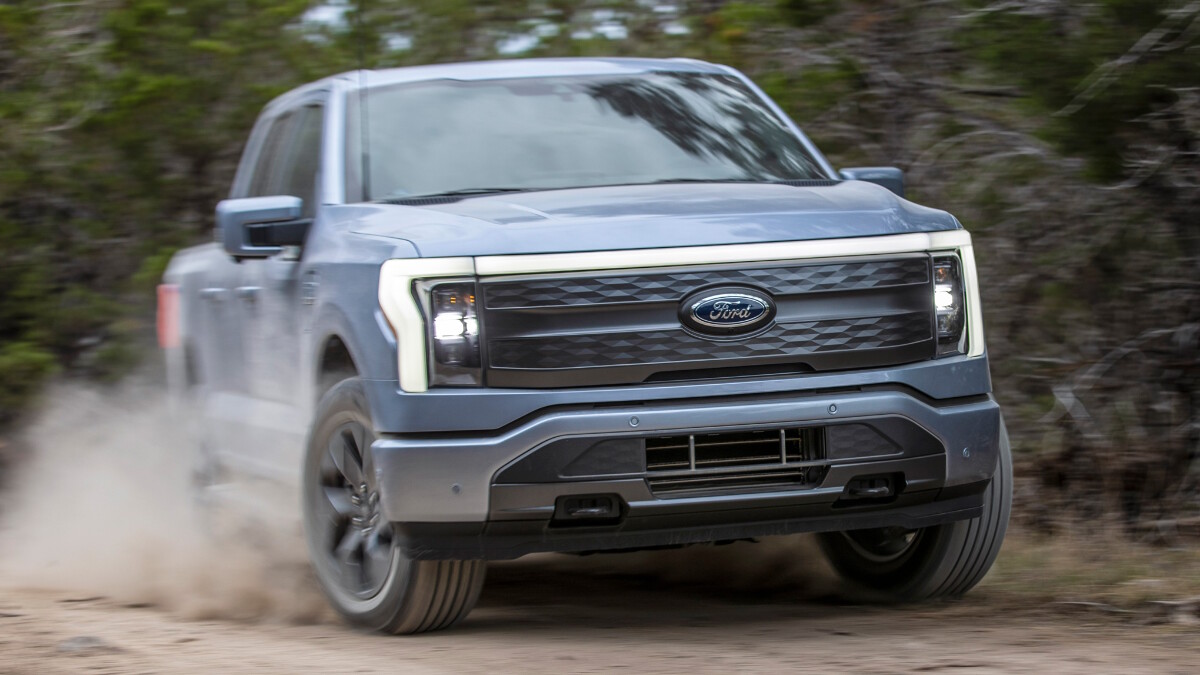 Ford F-150 Lightning in action