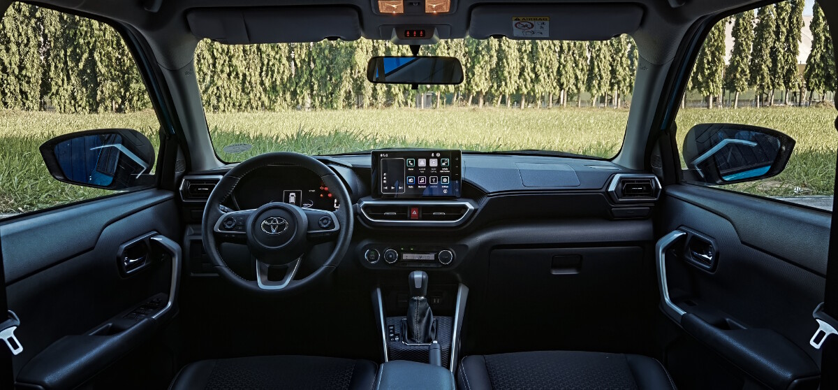 Cabin of the 2022 Toyota Raize 1.0 Turbo CVT