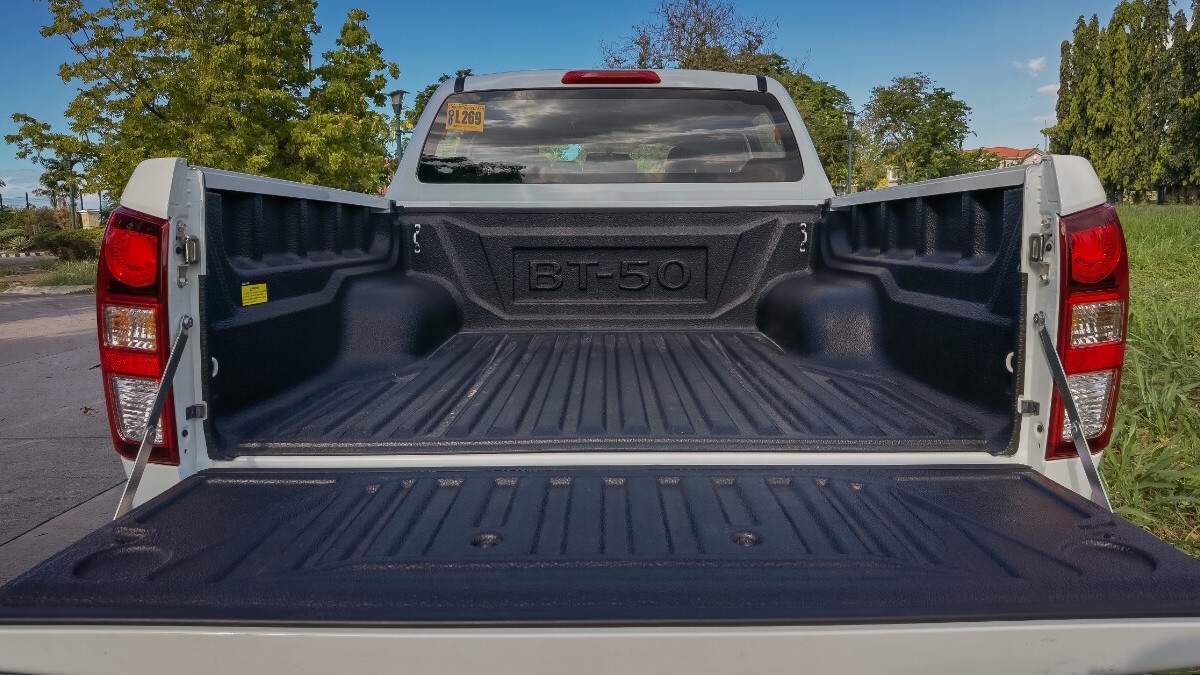Truck bed of the 2022 Mazda BT-50 4x2 MT