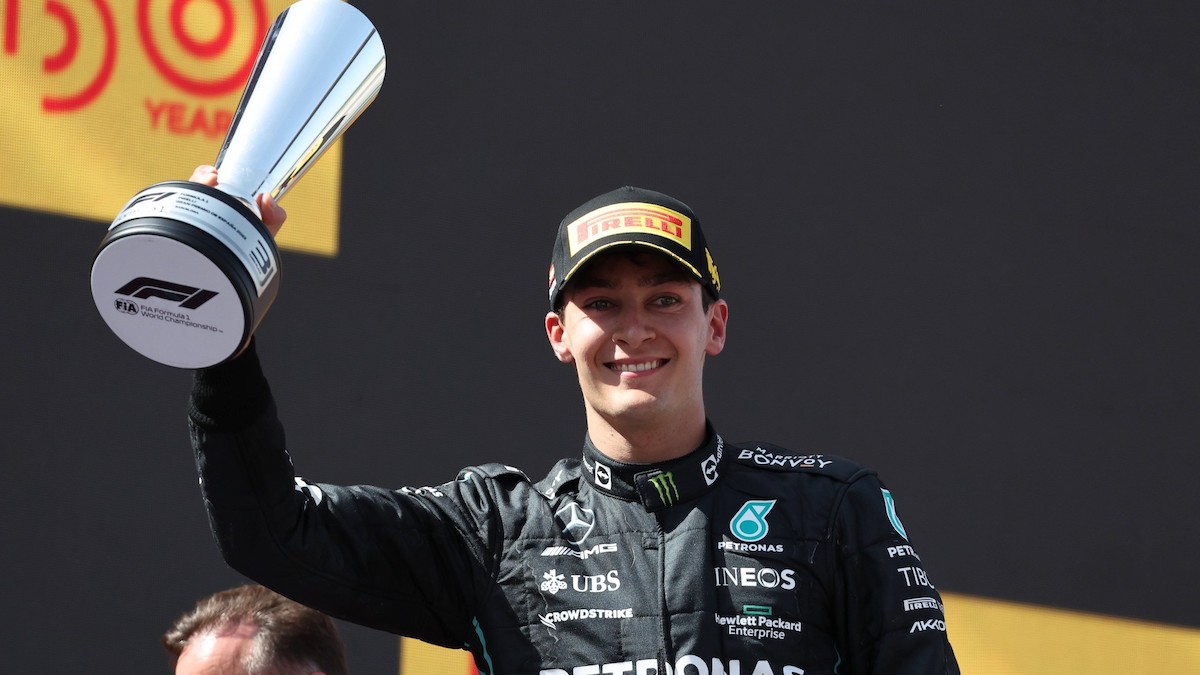 George Russell finishes third at the 2022 Spanish Grand Prix