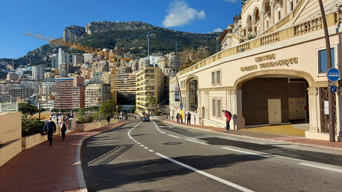 Beau Rivage corner at Circuit de Monaco