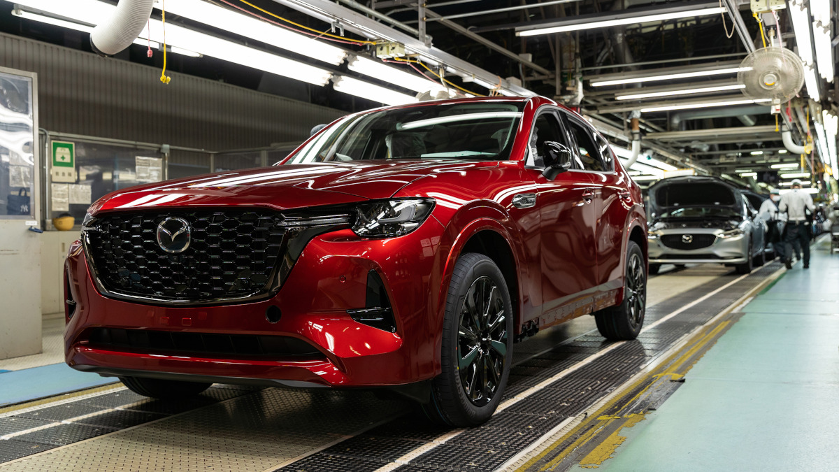 Mazda carbon neutrality, mazda carbon neutral, mazda plant, mazda factory