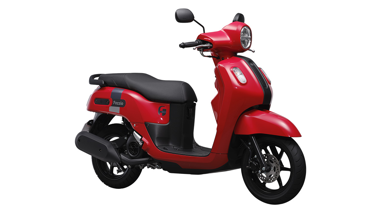 Photo of the Yamaha Mio Fazzio in red