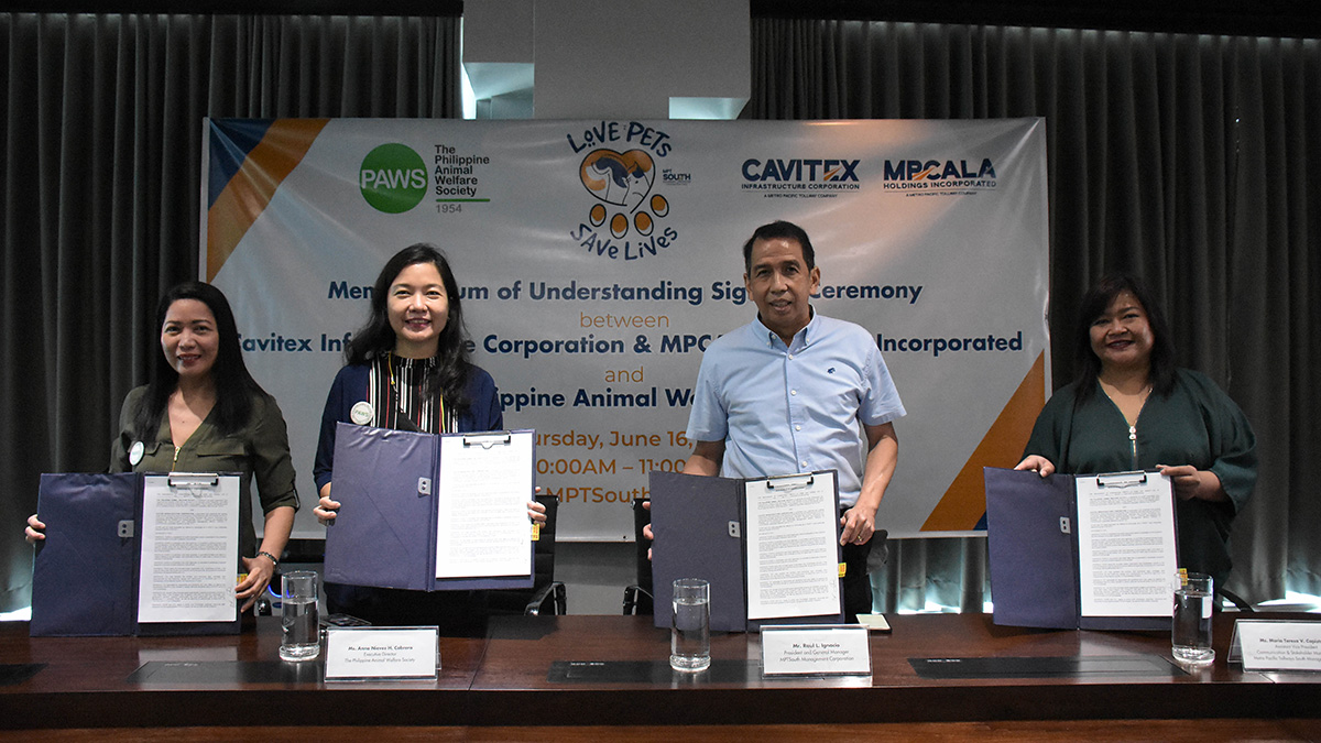 Executives of MPT South and PAWS sign MOU for CSR program seeking to protect stray animals
