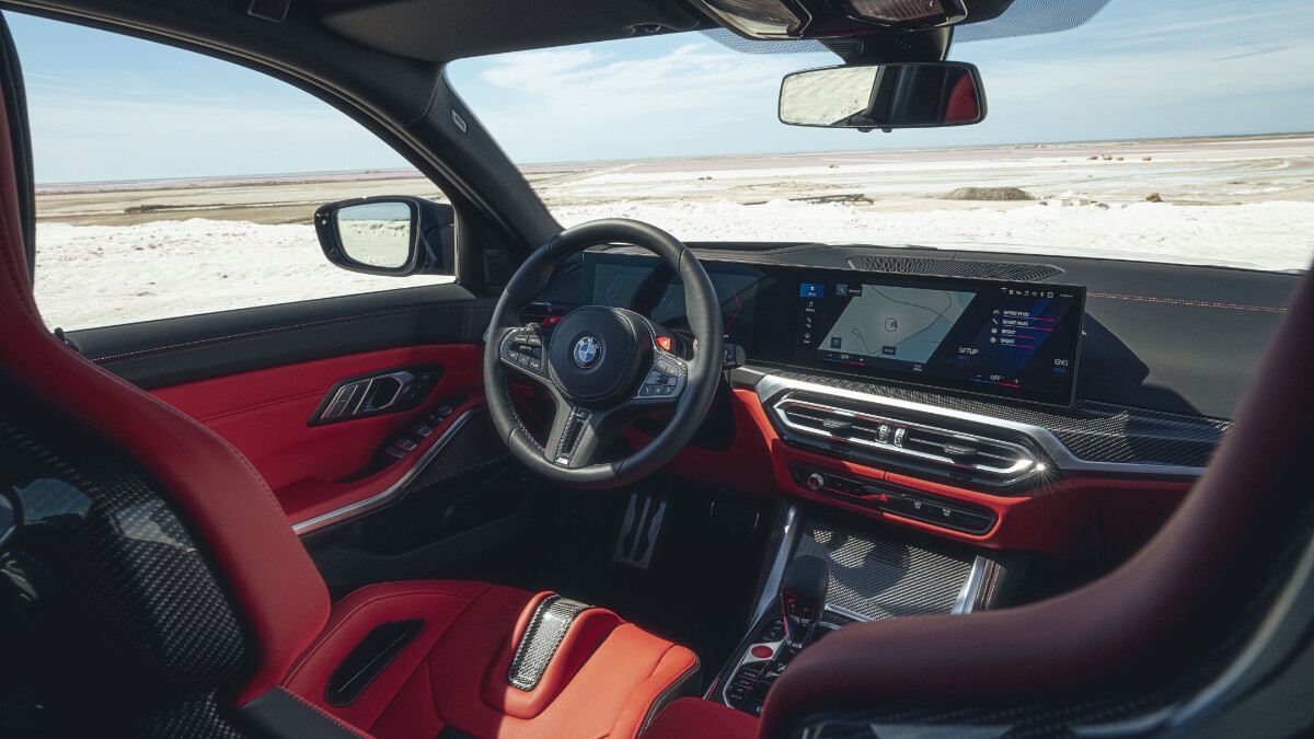 Cabin of the 2023 BMW M3 Touring