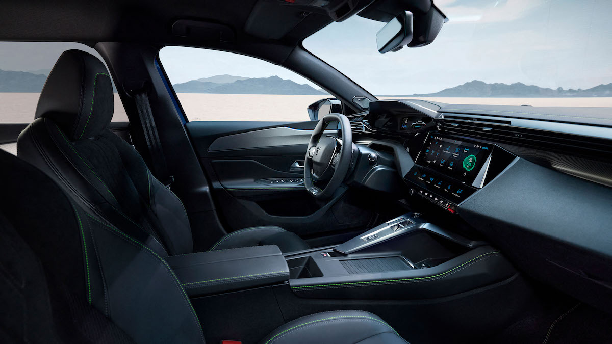 Interior of the 2022 Peugeot 408