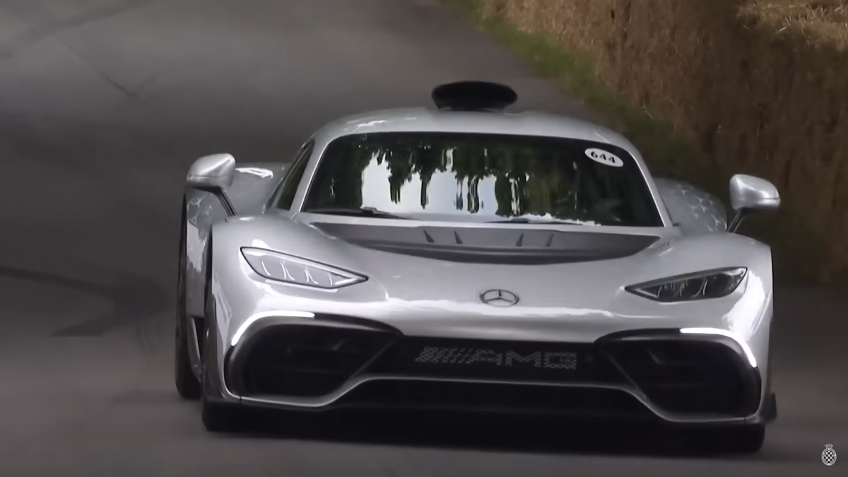 photo of the AMG One in Goodwood