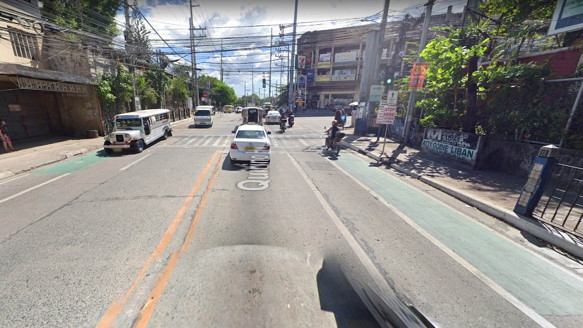 Intersection of Quirino Highway and Zabarte Road in Quezon City
