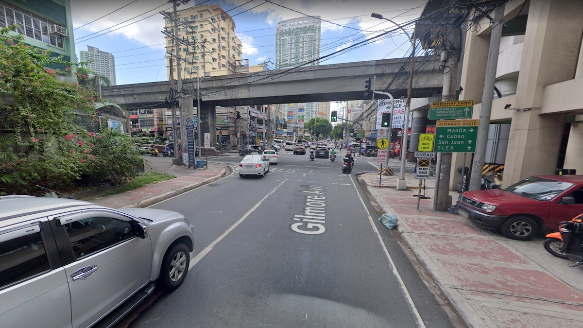 Intersection of Aurora Boulevard and Gilmore Avenue in Quezon City
