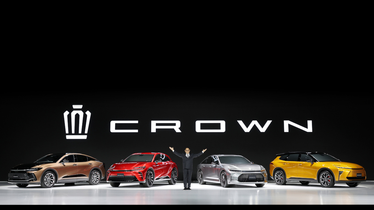 photo of the new Toyota Crown lineup