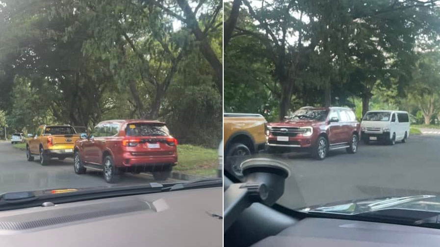photo of the Ford Ranger 2023 and Ford Everest 2023 on PH soil