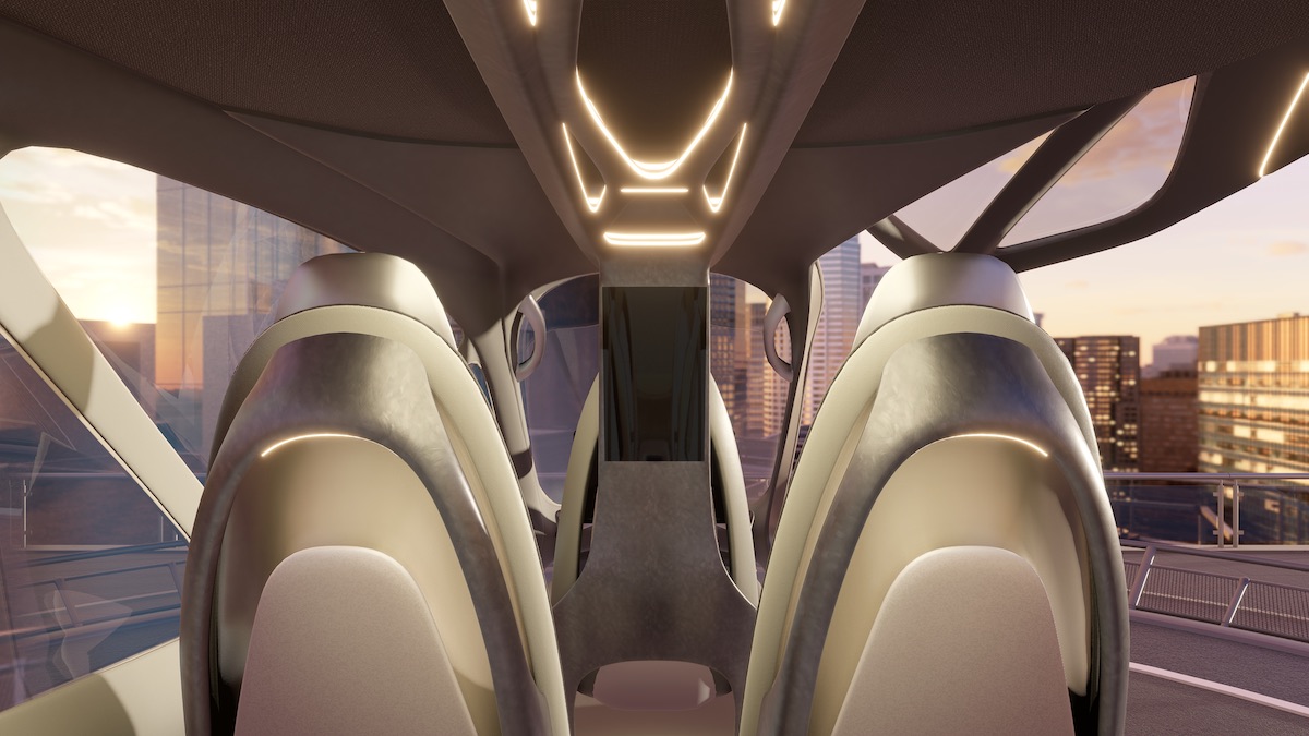 Cabin and seating of the Supernal eVTOL craft