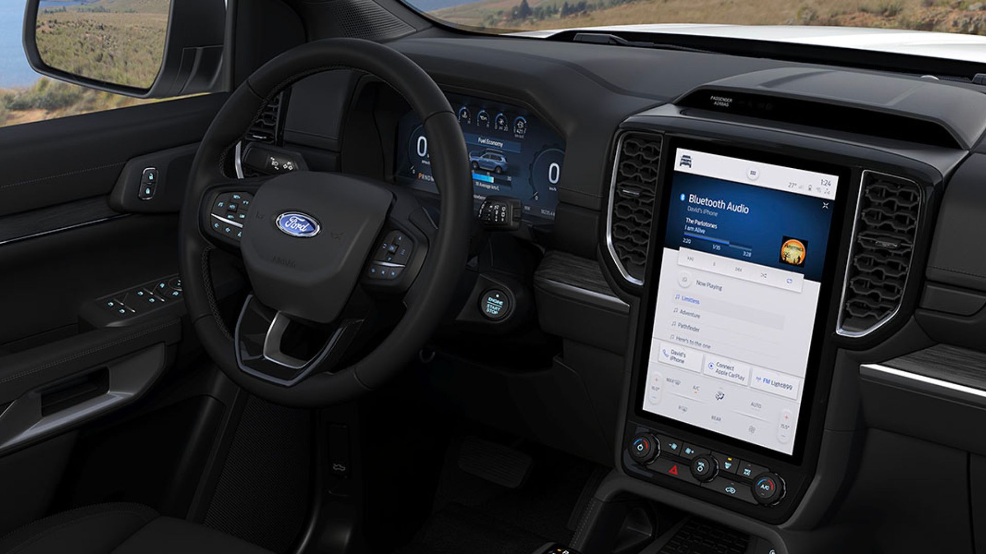 2023 Ford Everest left hand drive interior