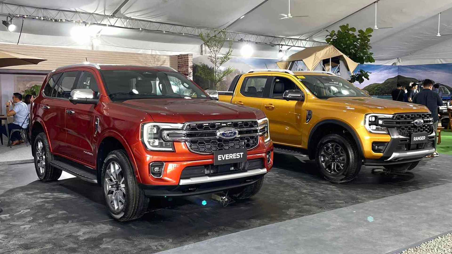 2023 Ford Everest with 2023 Ford Ranger